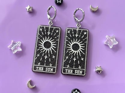 THE SUN - Resin Tarot Earrings