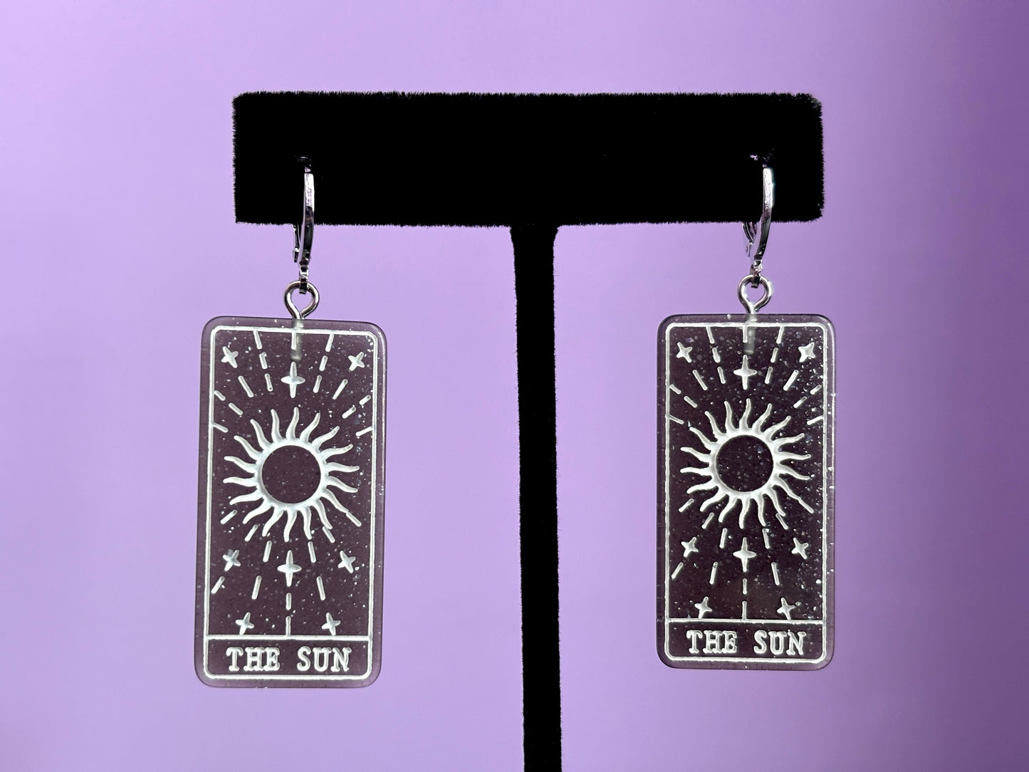 THE SUN - Resin Tarot Earrings
