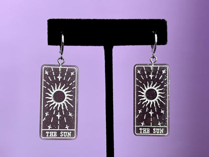 THE SUN - Resin Tarot Earrings