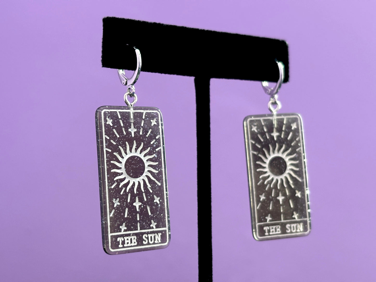 THE SUN - Resin Tarot Earrings
