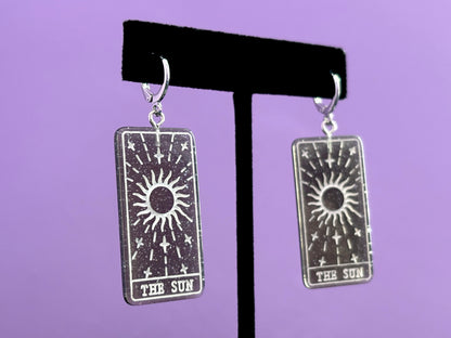 THE SUN - Resin Tarot Earrings