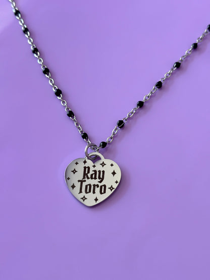 Ray Toro Heart Necklace - My Chemical Romance [Restocking Friday 18th September 5pm UK/BST]
