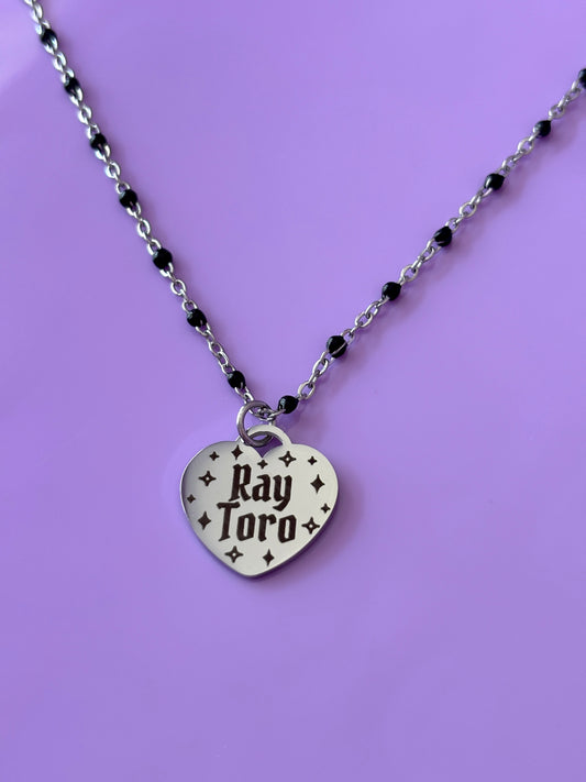 Ray Toro Heart Necklace - My Chemical Romance [Restocking Friday 18th September 5pm UK/BST]