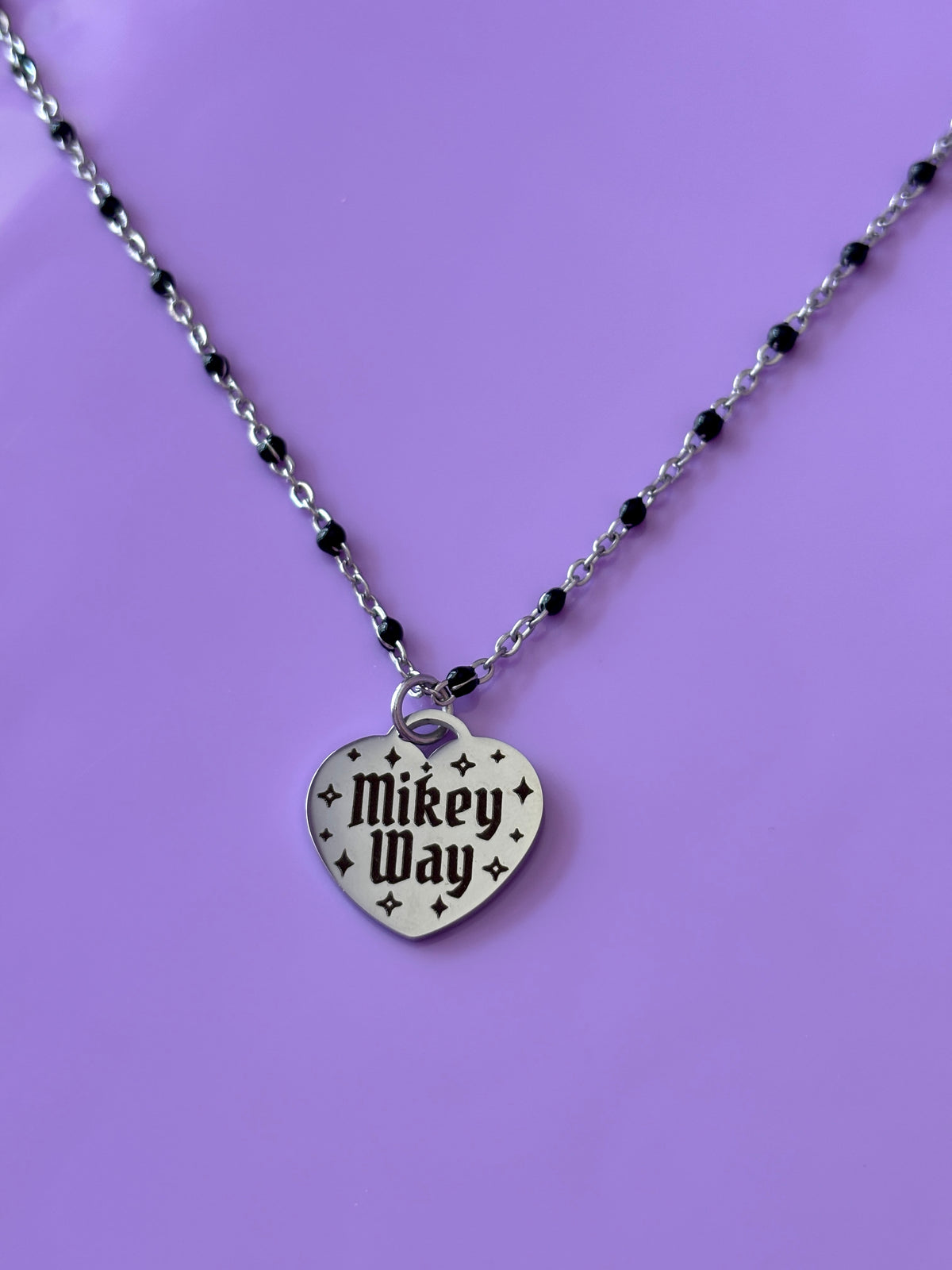 Mikey Way Heart Necklace - My Chemical Romance [Restocking Friday 18th September 5pm UK/BST]