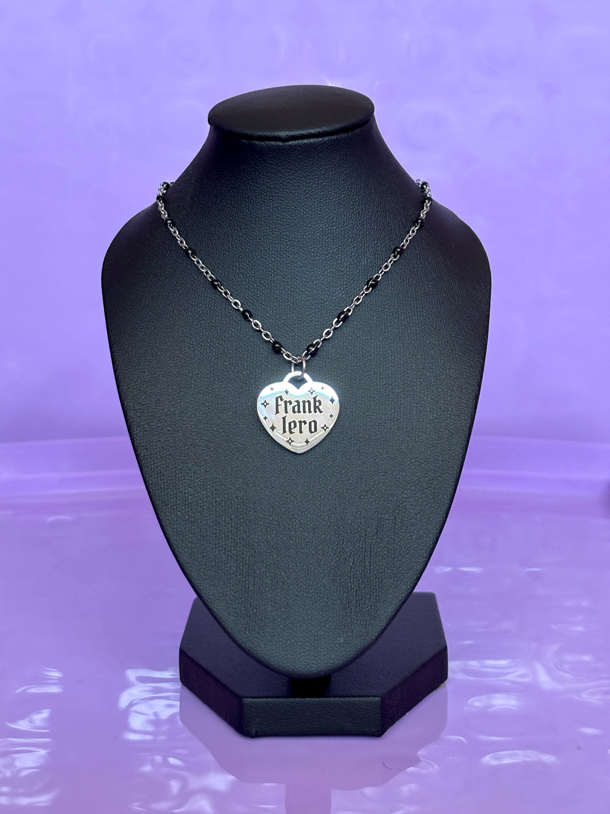 Frank Iero Heart Necklace - My Chemical Romance [Restocking Friday 18th September 5pm UK/BST]