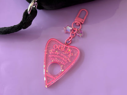 OUIJA PINK - Resin Planchette Charm