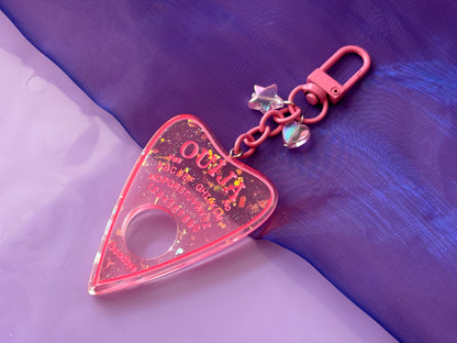 OUIJA PINK - Resin Planchette Charm